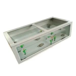 대형 아크릴 수조 거북이 맨몸 물고기 열대어 어항 사육장 반수생 키우기