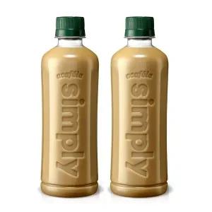 [빙그레] 아카페라 심플리 디카페인 로어슈거라떼 400ml 20입