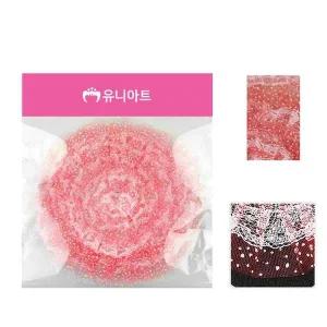 [셀러에이드]반짝이 레이스 빨강 화려한 장식용 리본 파티 장식 프로모션 소품