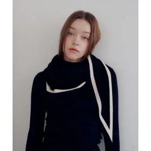 [롯데백화점]루이까또즈 니트 머플러 미라보니트 블랙 2DMK820BL