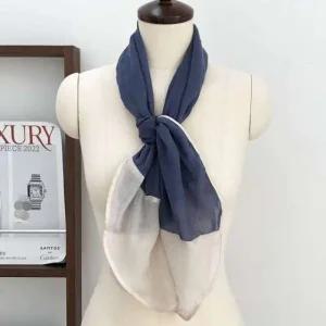 [애슬릿] 롱 스카프 여성 배색 가을 간절기 긴 타이 목