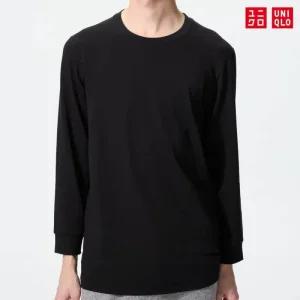 [정품] [무료배송] 유니클로 극난 히트텍 크루넥 이너내의 9부소매 4컬러