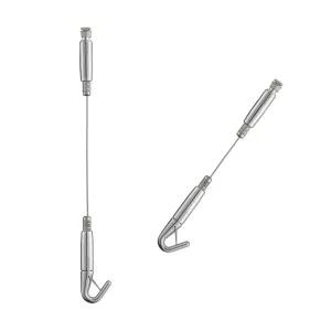 철물전 고급형 천장용 고중량 30kg 와이어 액자걸이 액자 고리 사진 걸이 천정 레일용