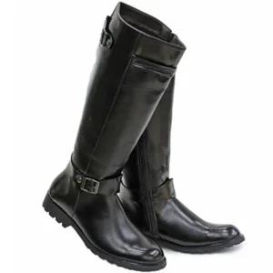 남자 할리가죽부츠 롱부츠 인디안 신발 갈색 바이크