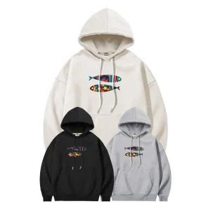 제네브 국내생산 특양 헤비 기모 후드티 컬러물고기/M-3XL까지