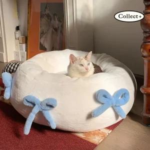 반려묘쿠션 강아지쿠션 강아지방석 리본방석