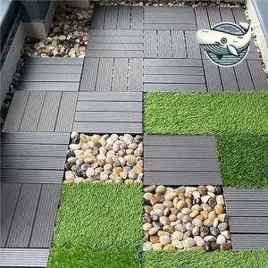 셀프 조경 인테리어 타일 베란다 조합형 자갈 나무타일 데크타일 베란다타일 원목타일