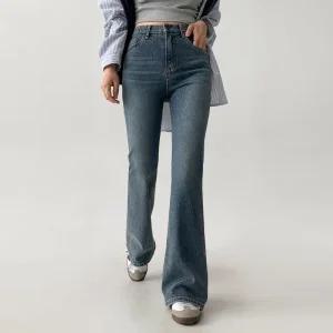 [에이와비] [140.150ver] #AWABMADE:_테너세미부츠컷팬츠 -키작녀/기장선택/1color/3size