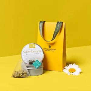로얄오차드 골든카모마일 6티백 캔 싱글팩 차 선물세트 캐모마일 블렌딩 허브티