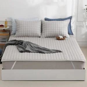 침대매트 순면100% 고정밴딩 매트리스패드 퀸 슈퍼싱글 누빔패드 침대패드