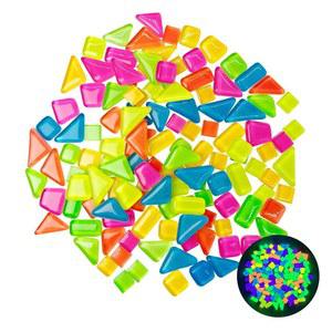 어두운 모자이크 타일 속에서 빛나는 루크멜프, 공예용 모자이크 타일, 불규칙 모자이크 유리 조각, 수제 크리스탈 공예, 컵받침, 홈 데코 DIY 아트 프로젝트, 0.88파운드(혼합 색상 시리즈)