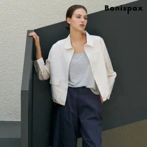 언발 절개 포인트 투웨이 자켓 (XP3JK007L0)