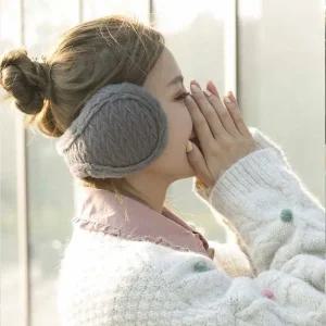 귀덥개 귀도리 따뜻한 방한 털 귀마개 방한 운동 귀도리 형 군인 겨울 귀 덮개 니트 털 따듯한