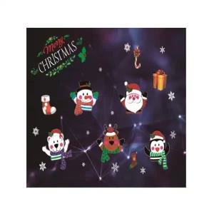 크리스마스윈도우스티커(중)캐릭터세트