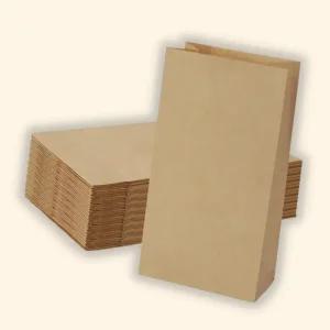 빵집 크래프트 각대봉투 사각 크라프트 종이봉투 12 7 22cm