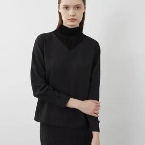 올리비아로렌 HC14 벨벳패치 블라우스 티셔츠  VOCAL3W9121