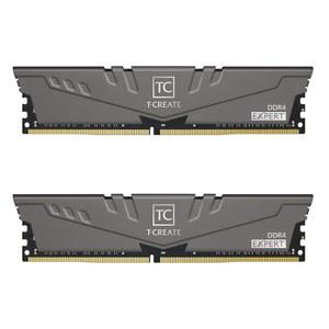 [미국배송] TEAMGROUP T-CREATE TTCED432G32G3200HC16FDC01 전문가 오버클러킹 10L DDR4 32GB 3200MHZ (PC4 25600) CL16 데스크톱 RAM 메모리 모듈
