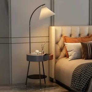 스탠드조명 북유럽 침실 소파 사이드 협탁 서랍장 조명협탁 A타입- 블랙 12W