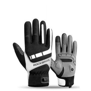 온열장갑 겨울 냉증 충전 열선 클러브 오토바이 장갑 USB 충전 온열 스마트 장갑-S사이즈