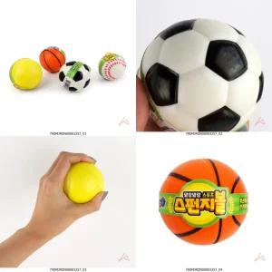 마음을끄는잡화점 스펀지공 디자인 1P 어린이스펀지야구공 무소음공