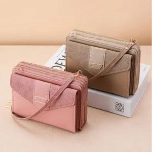 가방형 2단 지퍼지갑 고급스런 장지갑 스트랩장지갑 지갑 장지갑 2단지퍼지갑 2단장지갑 체인장지갑