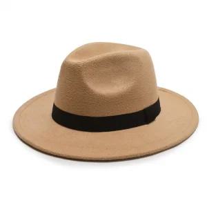 남자중절모 가을과 겨울 새로운 노인 모직 모자 신사 모자 남자 모자 야외 패션 따뜻한 재즈