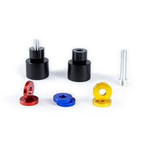 할리데이비슨 투어링 스트리트 글라이드 로드 킹 일렉트라/울트라 모델(블랙 장식 휠)을 위한 엔진 가드 새들백 가드에 모터사이클 휠 M12 나사 설치