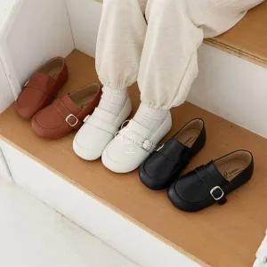 [베이비잼]발소리 몽크 버클 아기 유아 아동 초등 여아 남아 로퍼 신발