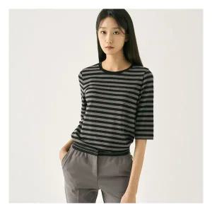 지센 스트라이프 5부 티셔츠 LCTSN821 515062
