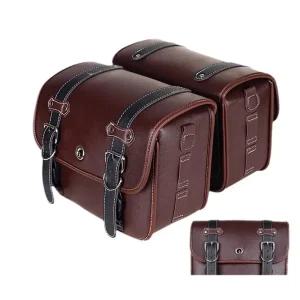 오토바이가죽리어백 바이크 탑박스 오토바이 사이드 스쿠터