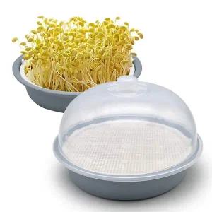 원형새싹재배용기 원형 그레이콩나물재배기 교육용 새싹재배기