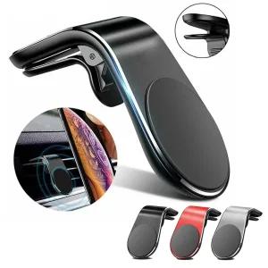 차량용 송풍구 ㄱ자 스마트폰 자석 거치대 SW71003