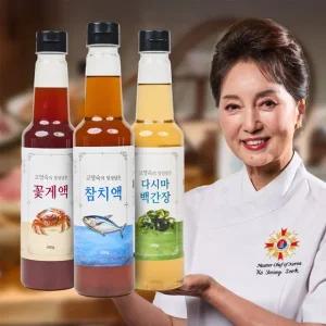 선물용 고영숙의 정성담은 참치액세트 (참치액 4병+꽃게액 3병+다시마백간장 1병)