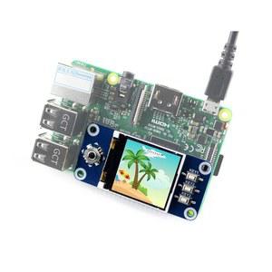 라즈베리 파이 5/4B/3B+/3B/2B/A+/제로 W/WH/제로 2W/피코/피코 2W 등과 호환되는 1.44인치 LCD 디스플레이 HAT. RGB 65K 컬러 128 x 픽셀, SPI 인터페이스, 임베디드 컨트롤러 포함