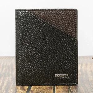 남성 중지갑 카드 수납 반지갑 선물 추천 20대 30대고급 선물용 용중 클래식 학생 학생용 가죽