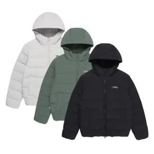 2025 FW 내셔널지오그래픽 경량 후드 덕다운 점퍼 N254UDW050