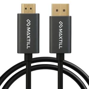 맥스틸 MC-DH DP to HDMI 모니터 연결 케이블 3M 듀얼 연결 선 TV 영상 음성 소리 컴퓨터 노트북