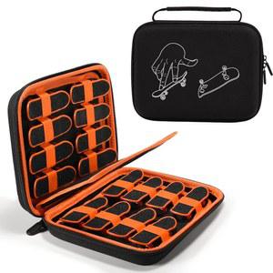 클로드스키 핑거보드 케이스, 텍 덱 울트라 DLX 핑거 스케이트보드용 휴대용 16pcs 미니 스케이트보드와