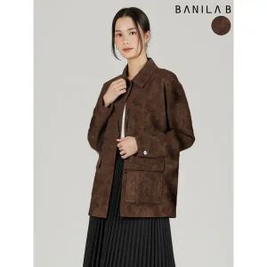 [하프클럽/바닐라비]여성 스웨이드 하프 자켓