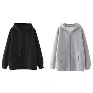 기모 후드집업 오버핏 루즈핏 박시핏 남성 여성 남여공용 후드티셔츠 후드집업