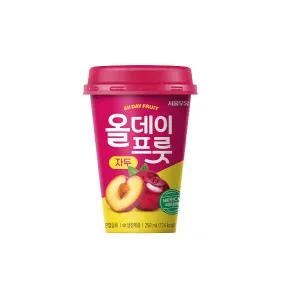 서울우유 올데이프룻 자두 250ml × 10입 (유통기한:6주)