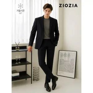 [하프클럽/지오지아]그레이 스트레치 캐주얼 셋업 수트 (AAD4KG1601_AAD4PP1601_CGR)