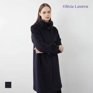 [올리비아로렌] 밍크카라코트_VOPEA3WA426