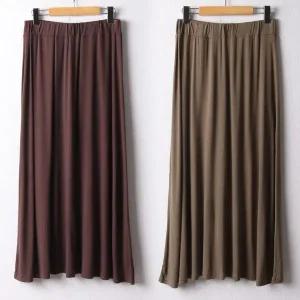 [나야홍]빅사이즈 509 여리루즈밴딩롱스커트 DRAF347_P406748776