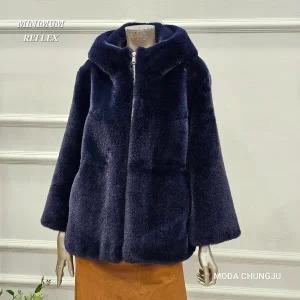 [미니멈]MD 에코퍼 허리스트링 후드 자켓 코트 MD MMYDKFJ0520_CJ