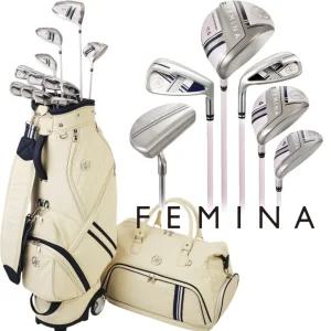 야마하 페미나 여성용골프채풀세트 캐디백+보스턴백포함 오리엔트골프정품