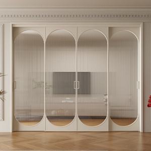 맞춤형 매우 좁은 측면 알루미늄 마그네슘 합금 행잉 레일 슬라이딩 도어 발코니 주방 연구 단순 w