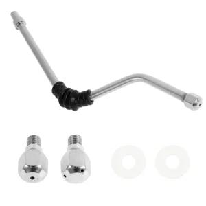 스팀 노즐이 완드 스틸 교체용 소형 휴대용 있는 커피머신부속품 2개의 파이프