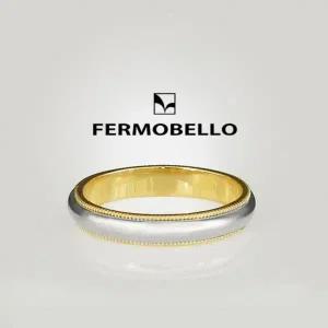 [콩심팥심]4mm 밀그레인 커플링 1개 반지 GOLD+WHITE 14K