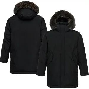 [블랙야크](강남점)25년신상 남성 헝가리구스 라쿤퍼 윈드스토퍼 롱패딩 히마 WSP 롱 다운자켓 1BYPAWU002